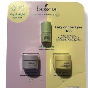 Brand new Boscia eye cream trio.